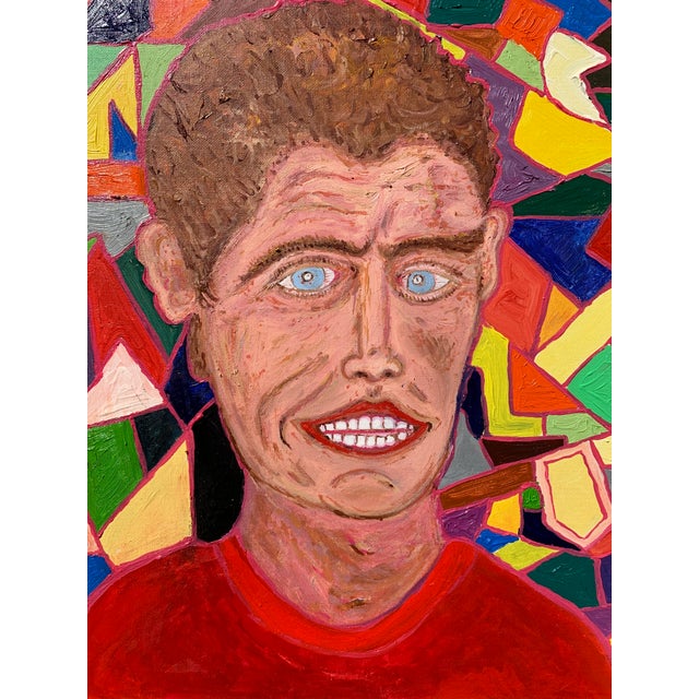 One-of-a-Kind Painting on Canvas "Crash Kennedy" by Serg Graff, Gold Frame, Coa For Sale - Image 9 of 10