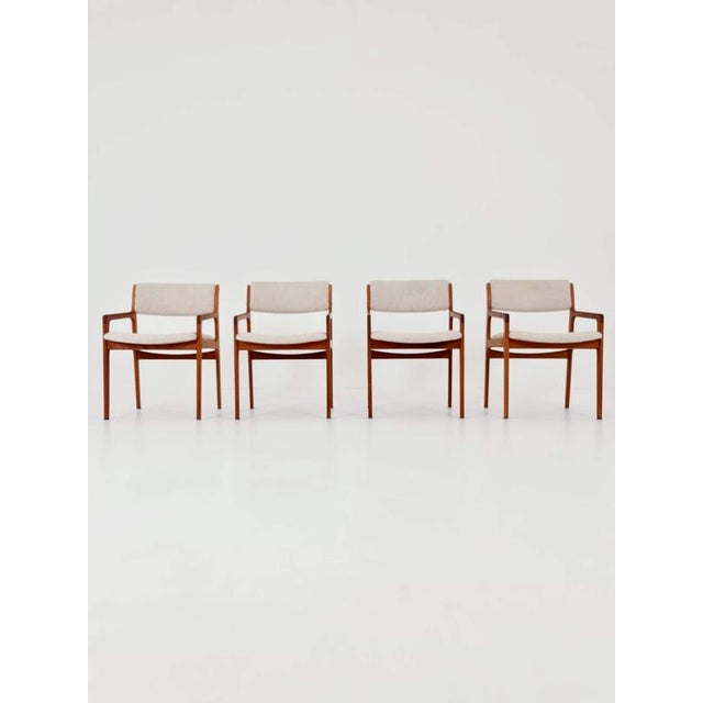 Danish Teak Dining Armchairs from VS Vamdrup Stolefabrik 1960s, Set of 4 For Sale - Image 3 of 18