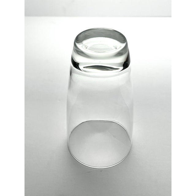 2020s Contemporary Modern Minimalist Clear Heavy Thick Tumbler Highball Glasses - Set of 5 For Sale - Image 5 of 6