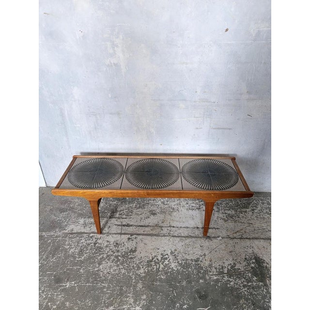 Wood Mid-Century Space Age Teak & Tile Coffee Table from G Plan, 1960s For Sale - Image 7 of 10