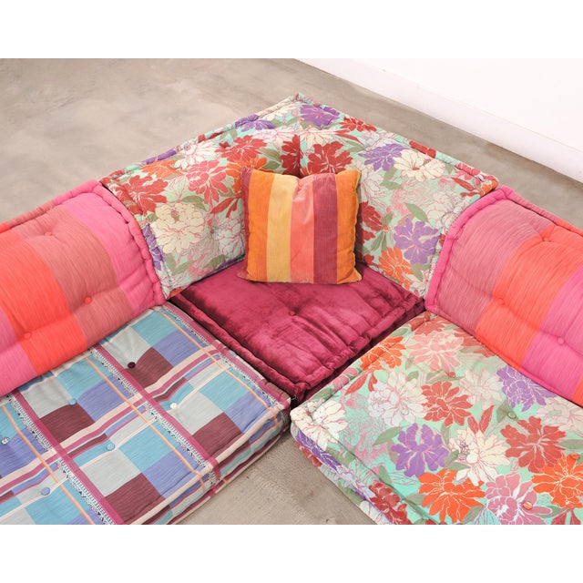 Textile Mah Jong Kenzo Missoni Sectional Sofa by Hans Hopfer for Roche Bobois For Sale - Image 7 of 18