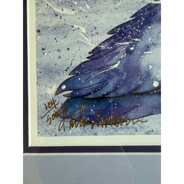 Contemporary Karla Morreira "Odin's Witness" Signed Limited Edition Raven Art Print - 104/500 For Sale - Image 3 of 10