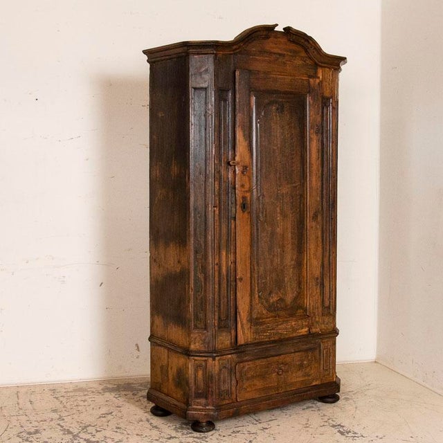 Antique Tall Single Door Armoire With Drawer Chairish