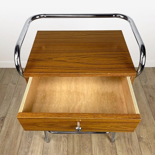 Chrome and Formica Designer Hall Furniture, 1960s For Sale - Image 9 of 16