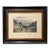 Intage “Moulin Huet Bay, Guernsey” After Birket Foster Coastal Landscape Print in Black & Gold Frame For Sale