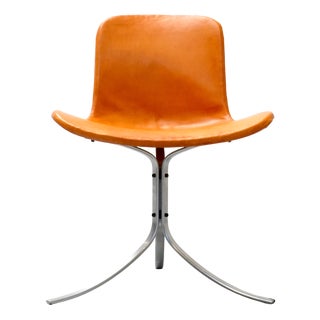 Vintage Danish PK9 Tulip Dining Chair by Poul Kjaerholm for E. Kold Christensen, 1960s For Sale