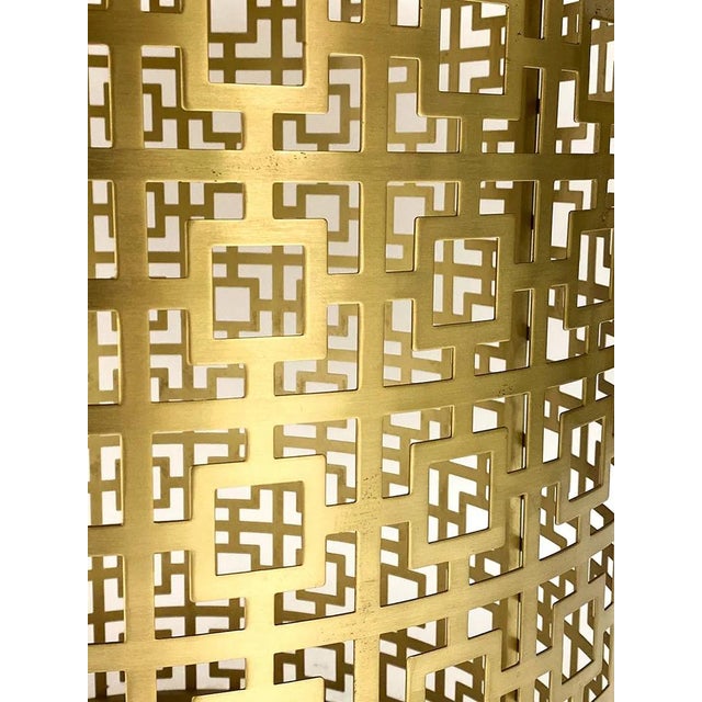 Jonathan Adler Jonathan Adler "Nixon" Brass Dining Table For Sale - Image 4 of 8