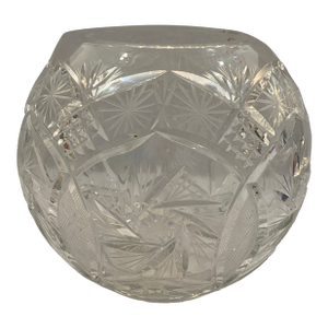 1980s Cut Crystal Bowl