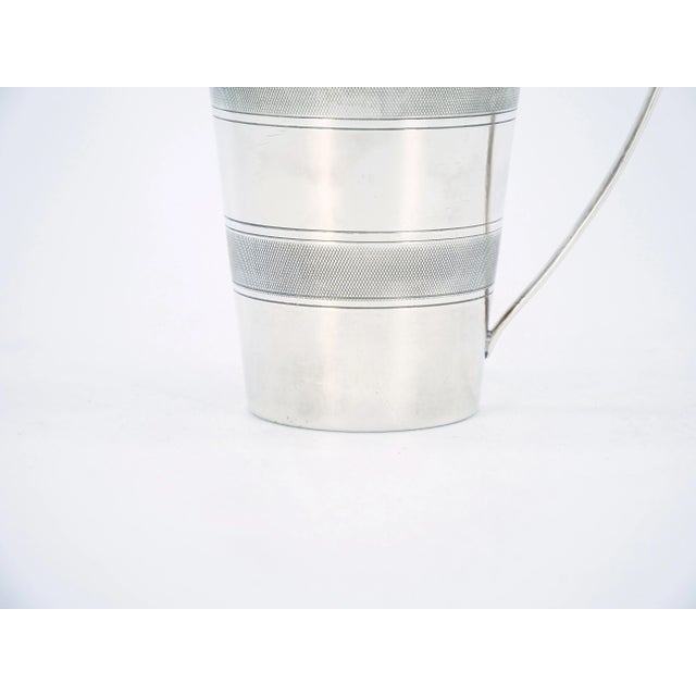 Silver English Edwardian Sheffield Silver Plate Barware Cocktail Shaker For Sale - Image 8 of 12