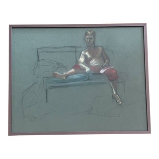 20th Century Young Man Figurative Study For Sale