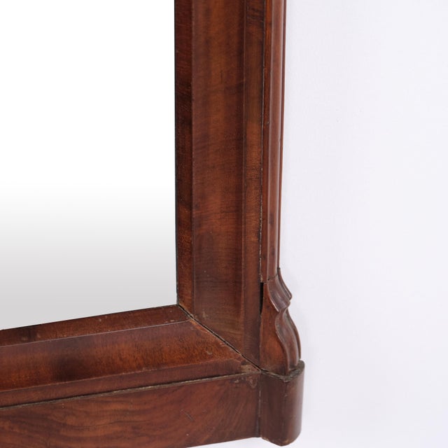 Antique Mahogany Mirror from the 1880s For Sale - Image 5 of 9