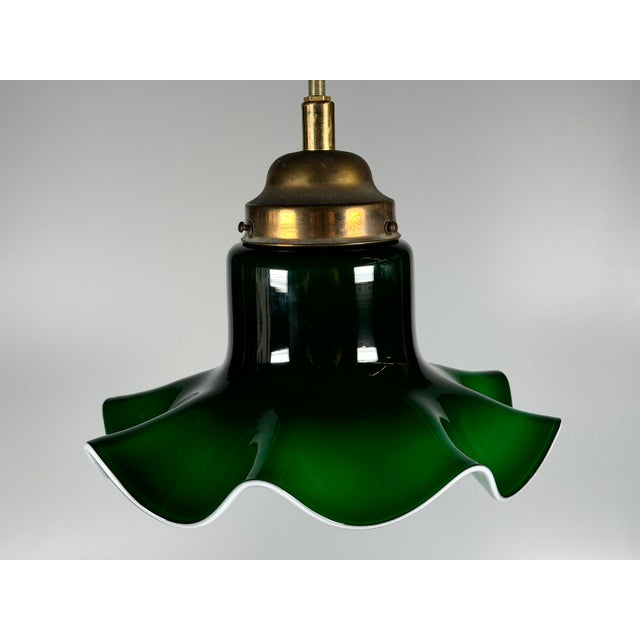 Space Age Ceiling Lamp in Glass from Peill & Putzler, Germany, 1960s For Sale - Image 4 of 15