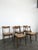 Vinatge Scandinavian Brown Chairs, Set of 5, in Very Good conditions.