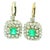 A striking pair of Victorian drop earrings crafted in platinum-topped gold, dating to the 1880s–1890s. Each features a...