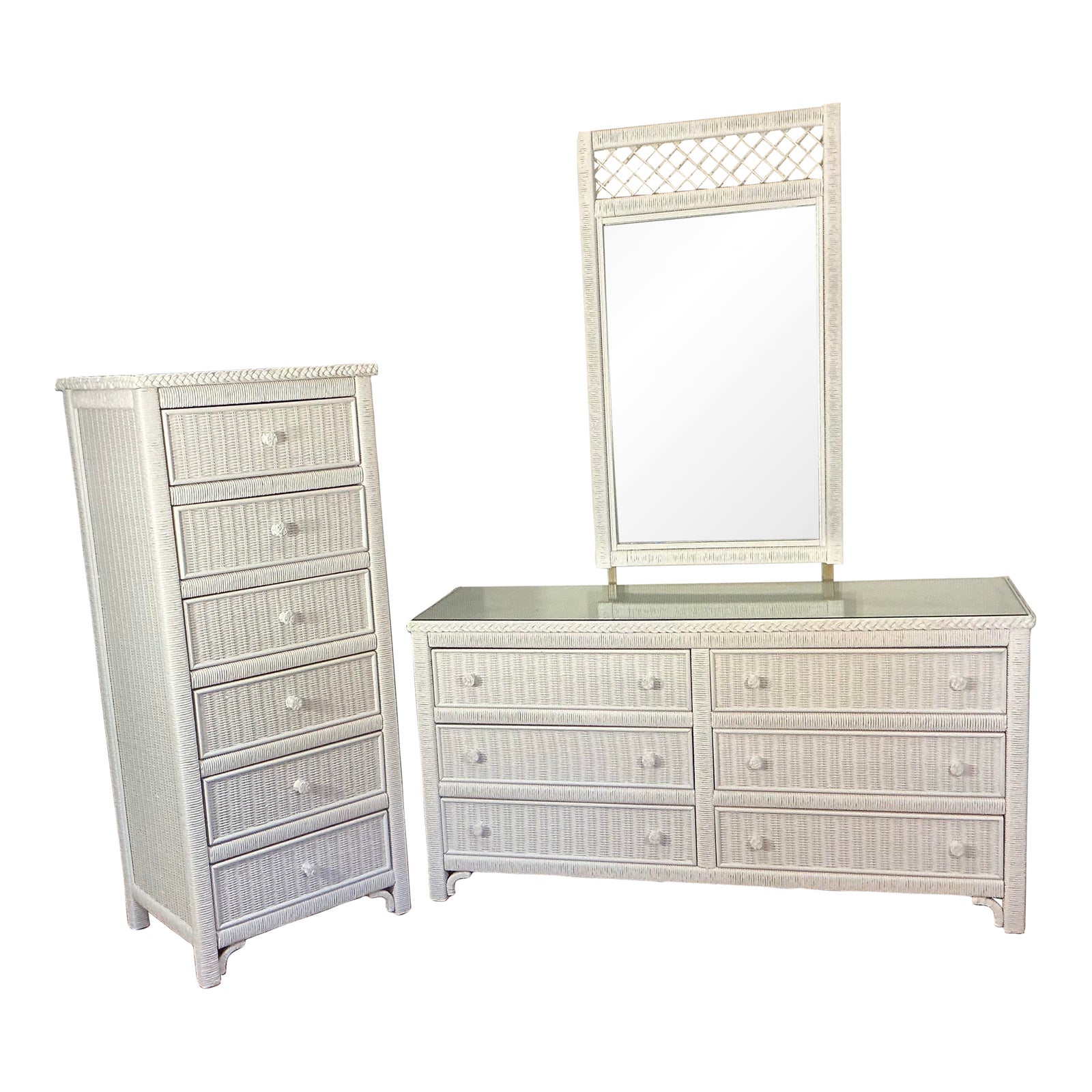white crib dresser set Monogram by Namesake Hemsted 4-in-1 Convertible Crib Walnut Driftwood