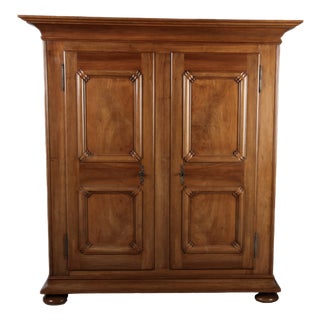 Antique Biedermeier Cabinet in Walnut, 1800 For Sale