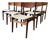 Set of 6 Vintage Danish Modern Teak Dining Chairs Attributed to Erik Buck (Buch), 1960s For Sale