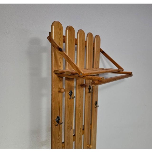 Pine Wood Coat Rack For Sale - Image 13 of 18