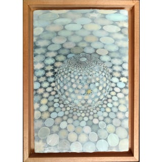 Richard Purdy, Inverted Field, Encaustic and Digital Print on Plywood, 1998 For Sale