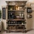 Hooker Seven Seas Old World Hand Painted Serpentine Media Armoire 79" X 46" X 25" Brown, Sage For Sale - Image 14 of 14