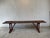 Earls 20th Century Rustic Swedish Wood Bench with Patinated Red For Sale - Image 18 of 18
