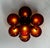 Metal Sakura Bronzed Frosted Amethyst Globe Flush Mount by Fabio LTD For Sale - Image 7 of 8