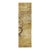 Rug & Kilim’s Chinese Art Deco Style Runner Rug in Gold With Pictorial “Breeze” For Sale