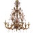 Stunning Venetian modern brown "Ca' Rezzonico" with culs Murano glass chandelier . Full od curls and pendants in a new...