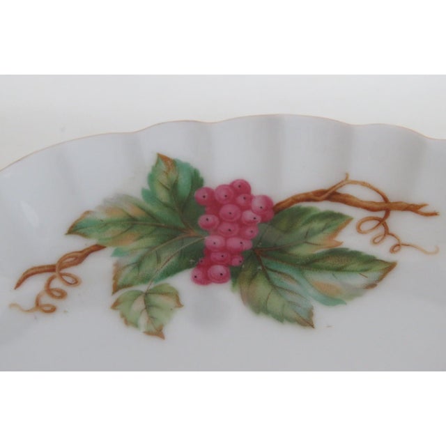 Mid 20th Century May Wine by Barrington Porcelain Pedestal Plate Compote Candy Dish Stand 5106b For Sale - Image 5 of 17