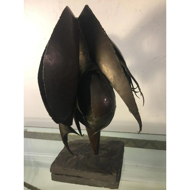 Mid-Century Modern Abstract Brutalist Sculpture ' Metaphor of an Insect' by Reinhoud D' Haese For Sale - Image 3 of 11