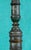 Antique Polychrome Turned Wood Pricket Candlestick on Tripod Base For Sale - Image 10 of 12