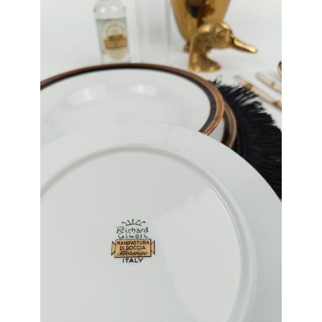 Traditional China Dinner Service attributed to Richard Ginori, 1980s, Set of 33 For Sale - Image 3 of 18