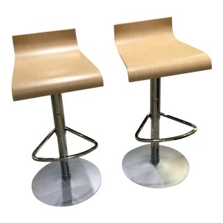Ligne Roset Adjust Bar Stools - a Pair For Sale