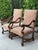 Baroque Vintage Baroque-Style Carved Armchairs With Scrolled Arms, Pair For Sale - Image 3 of 12