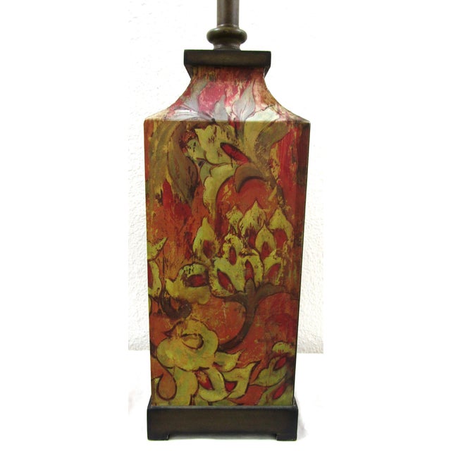 Pair of Uttermost Colorful Flowers Print Table Lamps, 27678 For Sale - Image 9 of 12