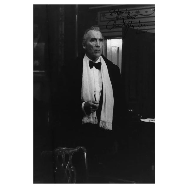 Unknown, Christopher Lee, Vintage Photograph, 1970s For Sale