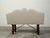 19th Century Italian 19th Century Walnut Upholstered Bench with Twisted Base, Iron Stretcher For Sale - Image 5 of 8