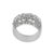 Vintage Diamond 18k White Gold Wedding Band, Size 6 For Sale In Los Angeles - Image 6 of 6