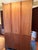 Brown Bow Front Linen Press/Media Cabinet For Sale - Image 8 of 8