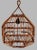 Vintage Mid Century Italian Bamboo Pendant Ceiling Light For Sale In Miami - Image 6 of 12