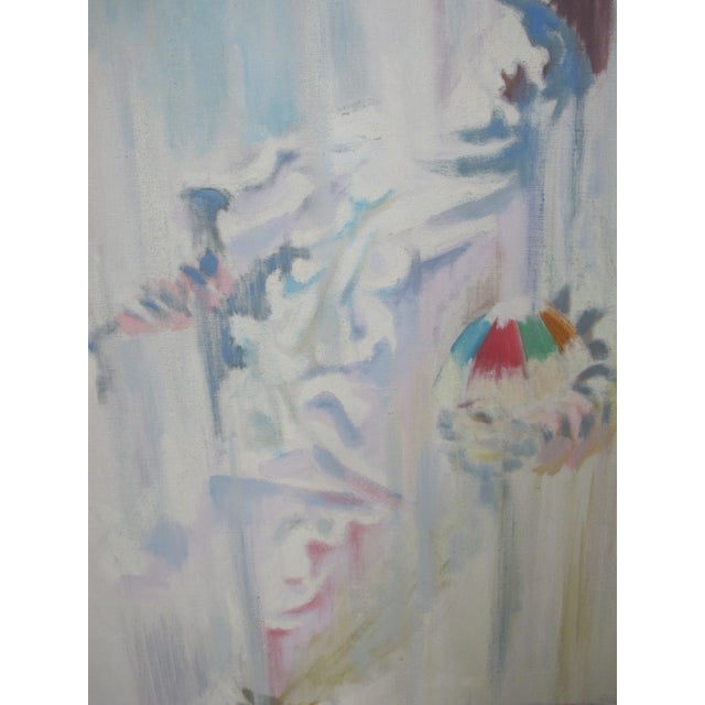 Abstract Jack McLarty Pacific Nw Original Signed Abstract Figural Oil Painting For Sale - Image 3 of 8