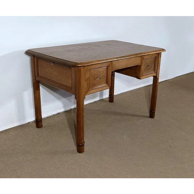 Oak Community Desk, Late 19th Century For Sale - Image 3 of 18