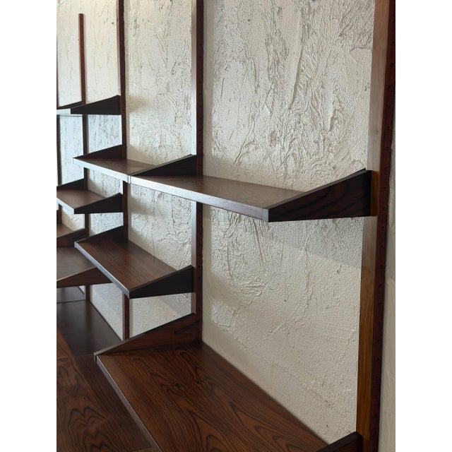 Regner Christensen Rosewood 4-Bay Modular Wall Unit System Danish Mid-Century Modern 1960s For Sale - Image 13 of 13