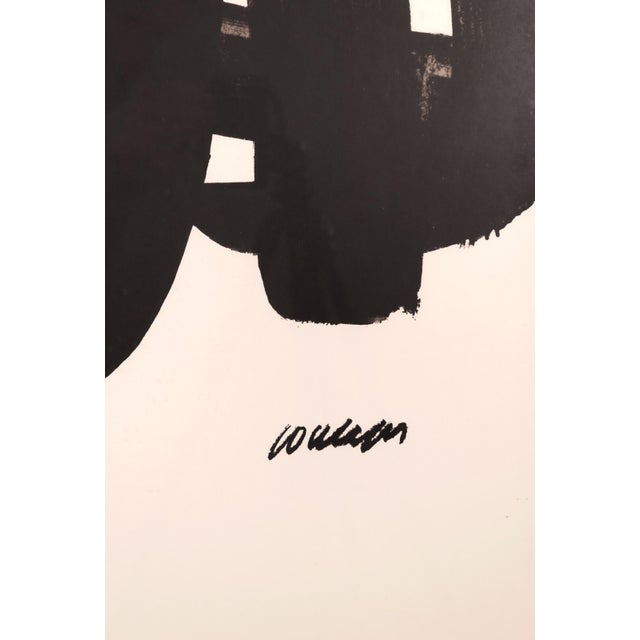 Pierre Soulages Olympische Spiele München 1972 Vintage Exhibition Poster Framed For Sale - Image 4 of 8