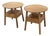 Gabriel Tan for Design Within Reach Edge Side Tables/Nightstands, Pair For Sale