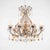 Italian Beaded Crystal 10-Light Chandelier with Amber Drops, 1950s For Sale - Image 15 of 16