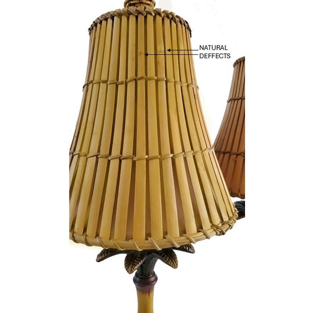 Lamp Pair Bamboo Restored For Sale - Image 13 of 13