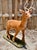 Life-Size Cast Concrete Deer Sculpture, Rustic Garden Accent For Sale In Tampa - Image 6 of 8