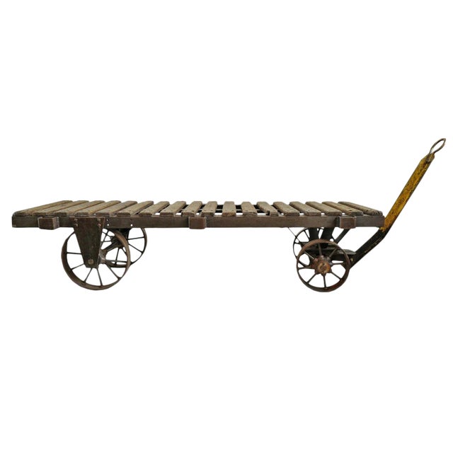 Mid 20th Century Industrial Factory Cart For Sale