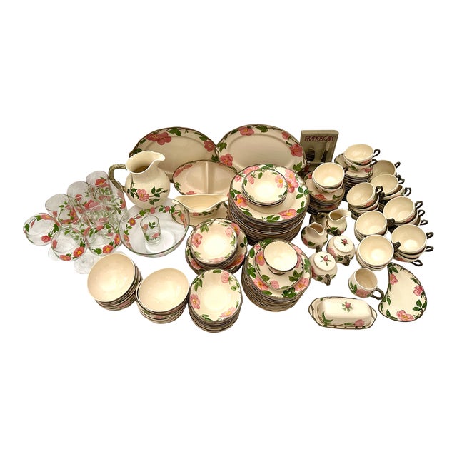 Vintage "Desert Rose" Fransican Dinnerware Set of 139 Pieces Chairish